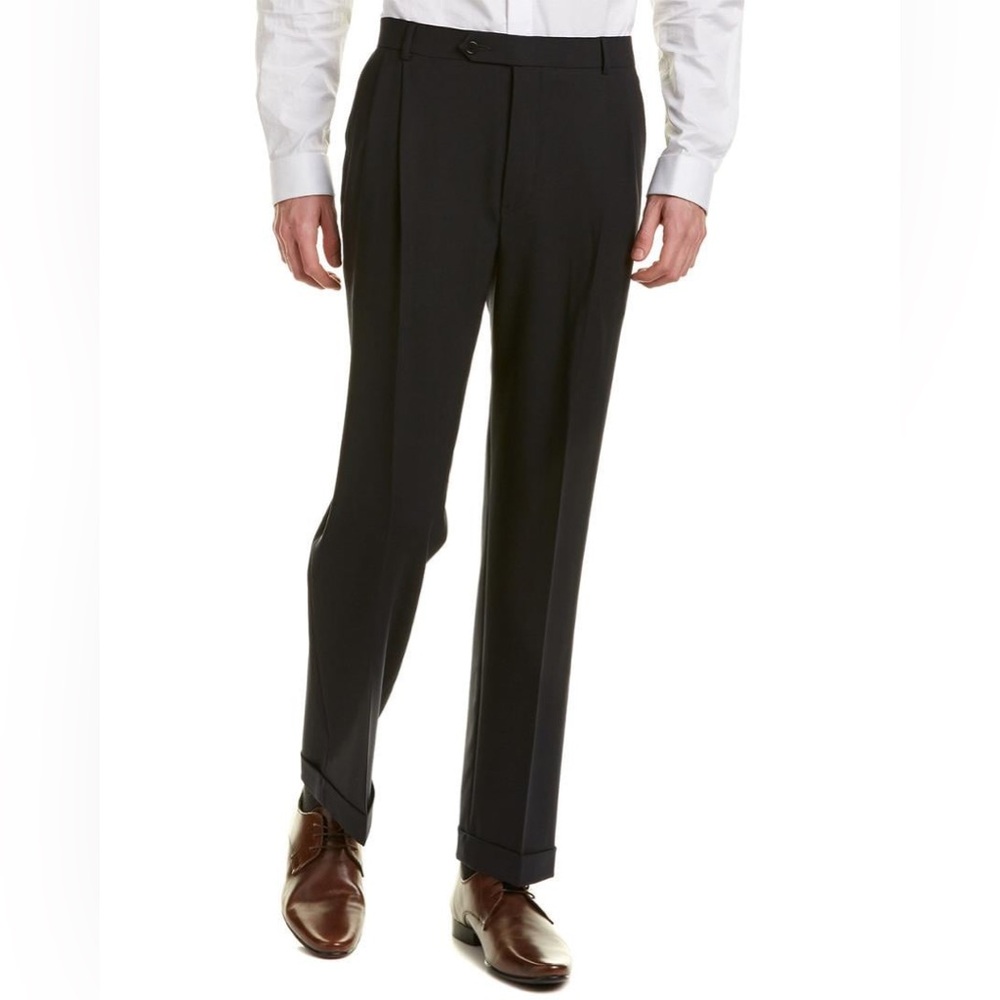 Brooks Brothers Black Madison dress pants 40x34 NWT